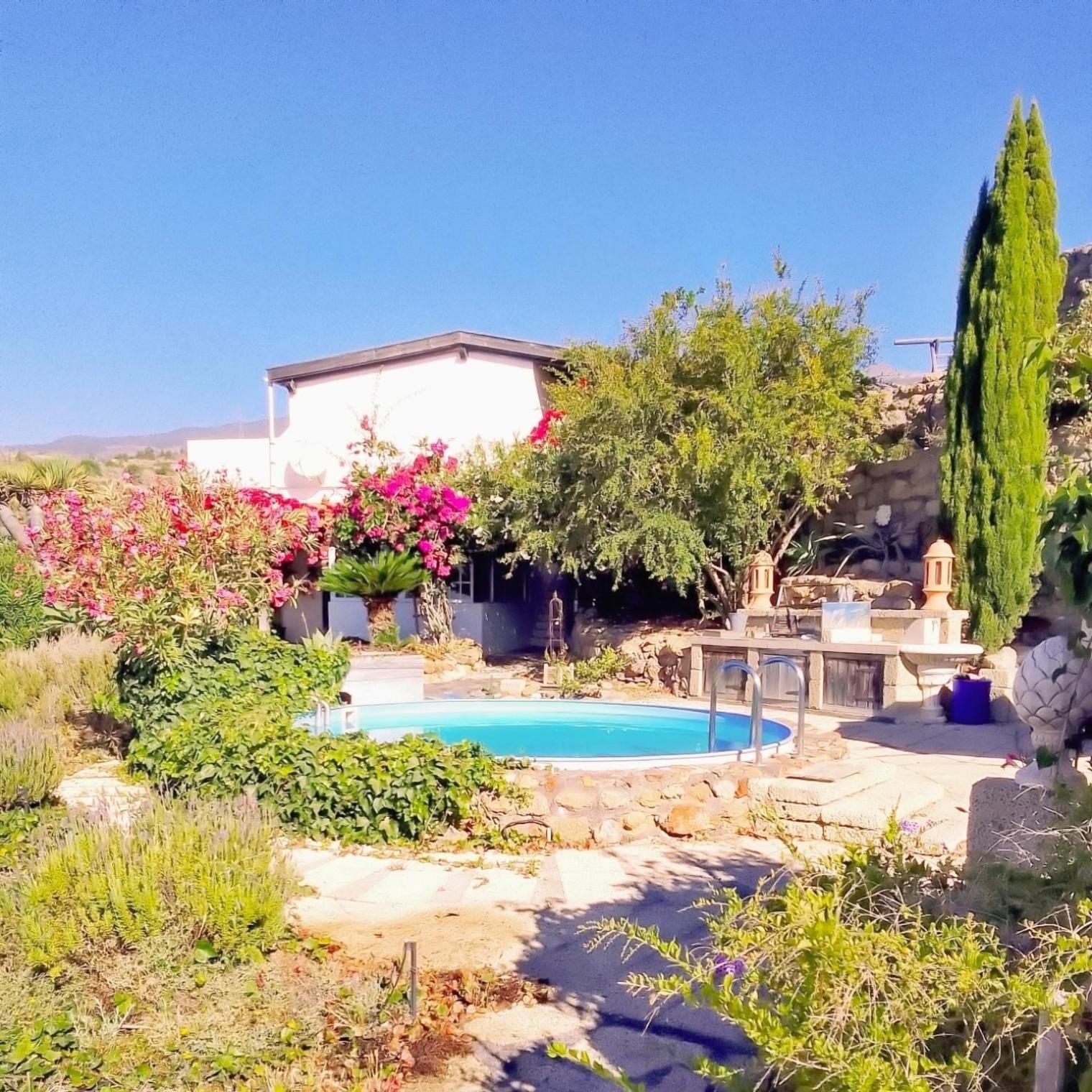 -Casa Azul-Arico Viejo La Sabinita - Baden, Wandern, Klettern, Individualurlaub Jenseits Des Massentourismus, 빌라 외부 사진